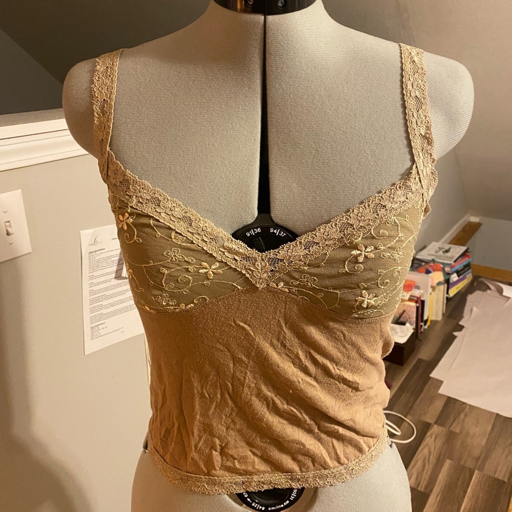 Y2K Hollister lace tank top